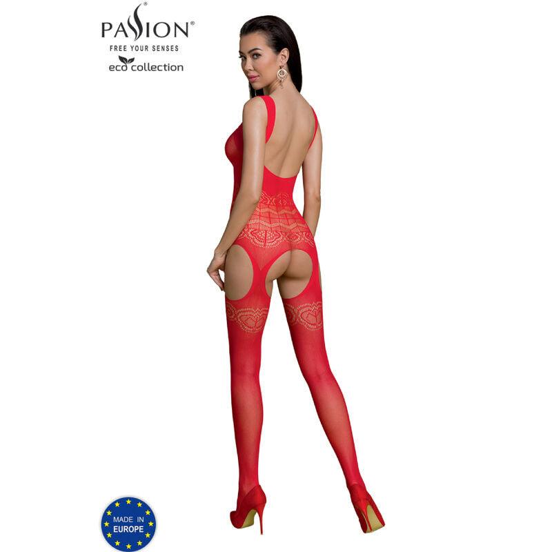 PASSION COLEO ECO BODYSTOCKING ECO BS005 VERMELHO