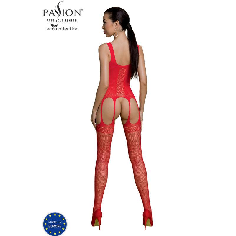 PASSION COLEO ECO BODYSTOCKING ECO BS007 VERMELHO