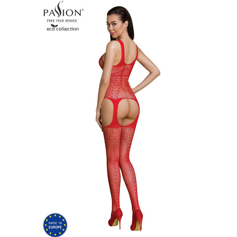 PASSION COLEO ECO BODYSTOCKING ECO BS010 VERMELHO