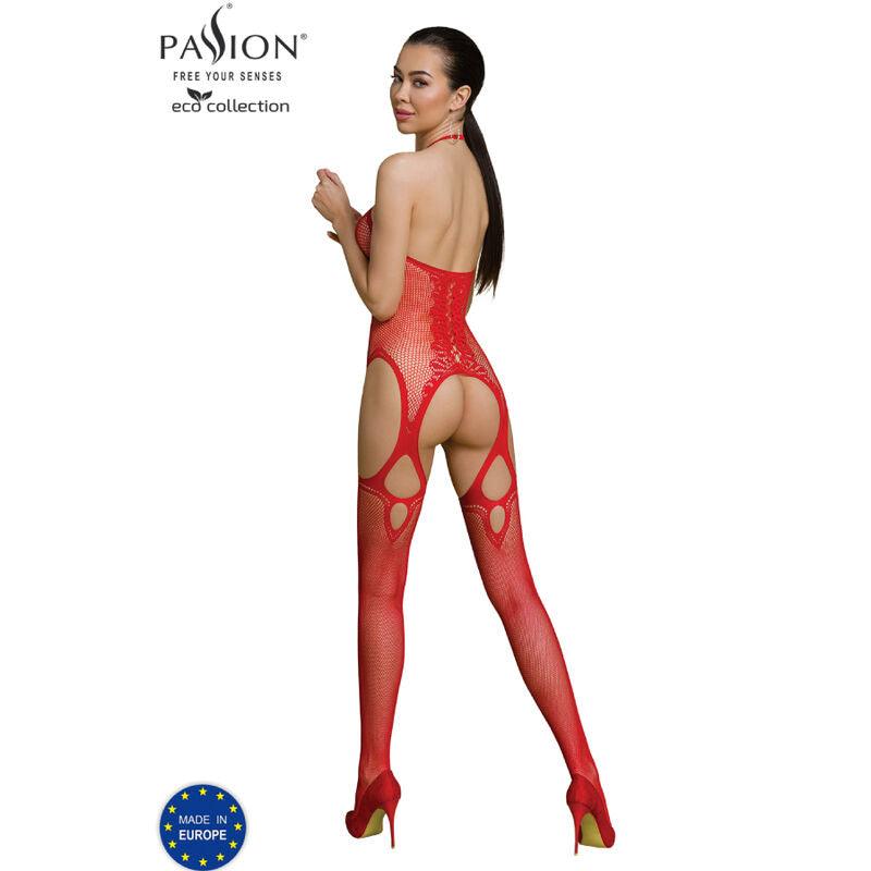 PASSION COLEO ECO BODYSTOCKING ECO BS013 VERMELHO