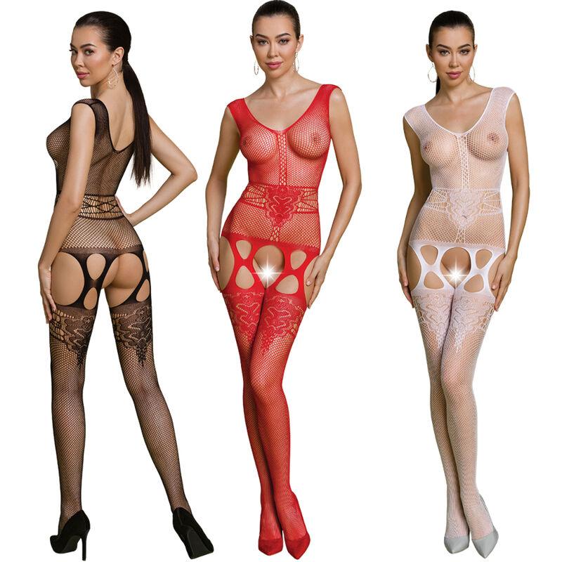 PASSION COLEO ECO BODYSTOCKING ECO BS014 VERMELHO