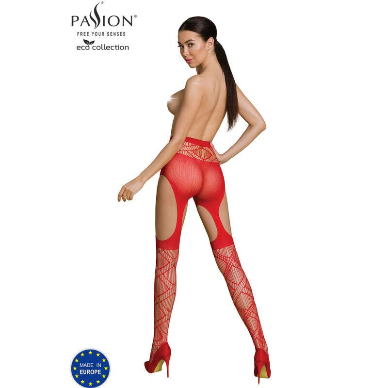 PASSION COLEO ECO BODYSTOCKING ECO S005 VERMELHO