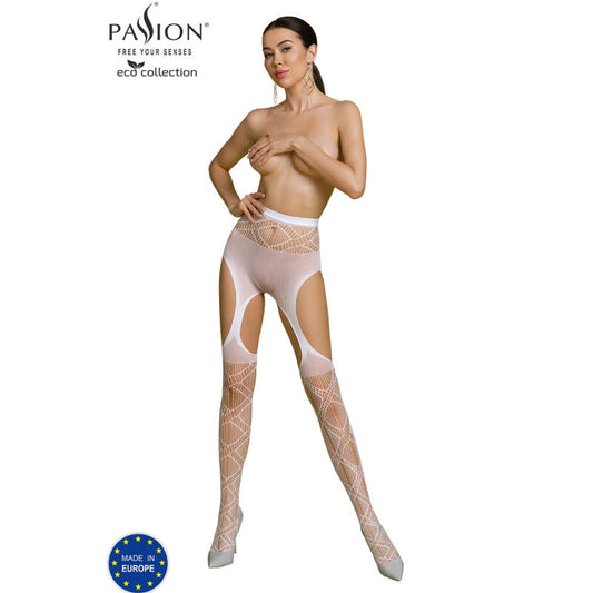 PASSION COLEO ECO BODYSTOCK ECO S005 BRANCO