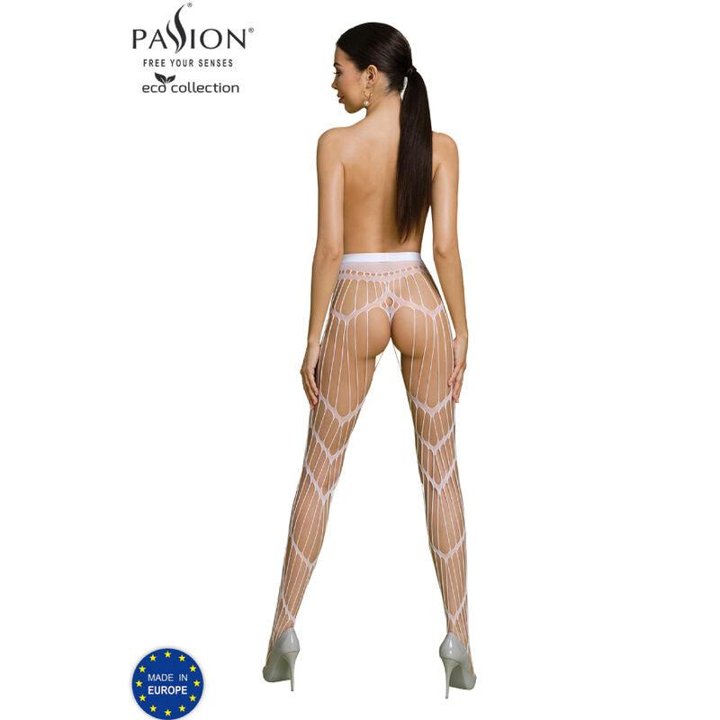 PASSION COLEO ECO BODYSTOCKING ECO S006 BRANCO