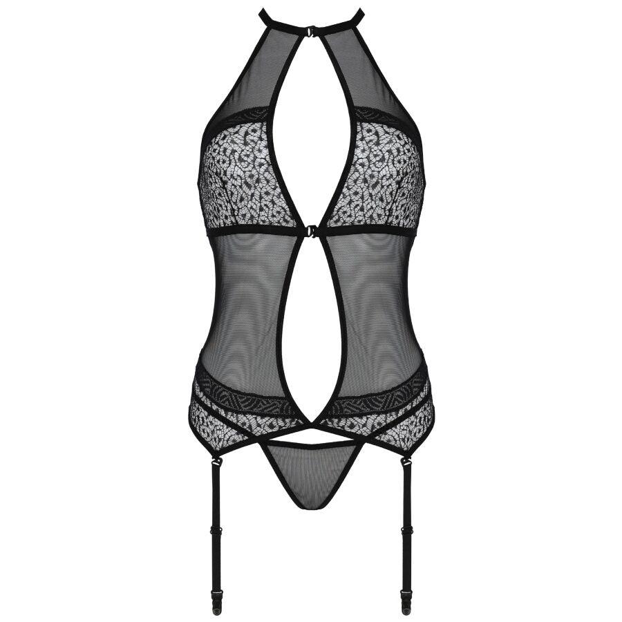 PASSION SATARA CORSET LINHA ERoTICA PRETO S M