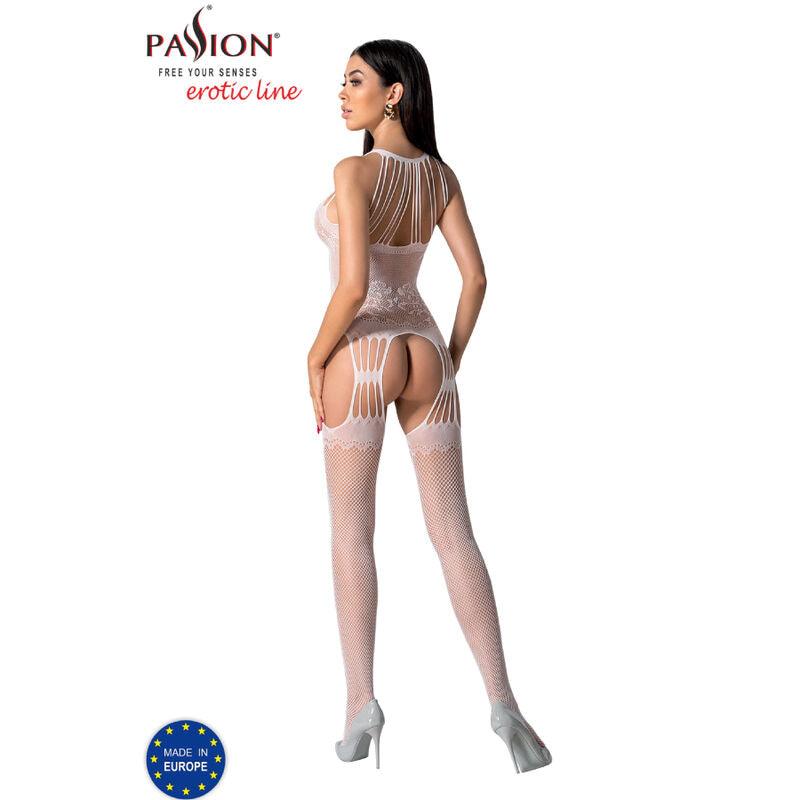 PASSION BS095 BODYSTOCK BRANCO TAMANHO uNICO