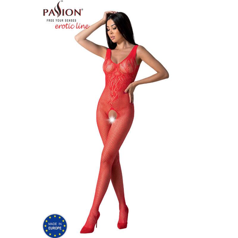 PASSION BS098 BODYSTOCK VERMELHO TAMANHO uNICO