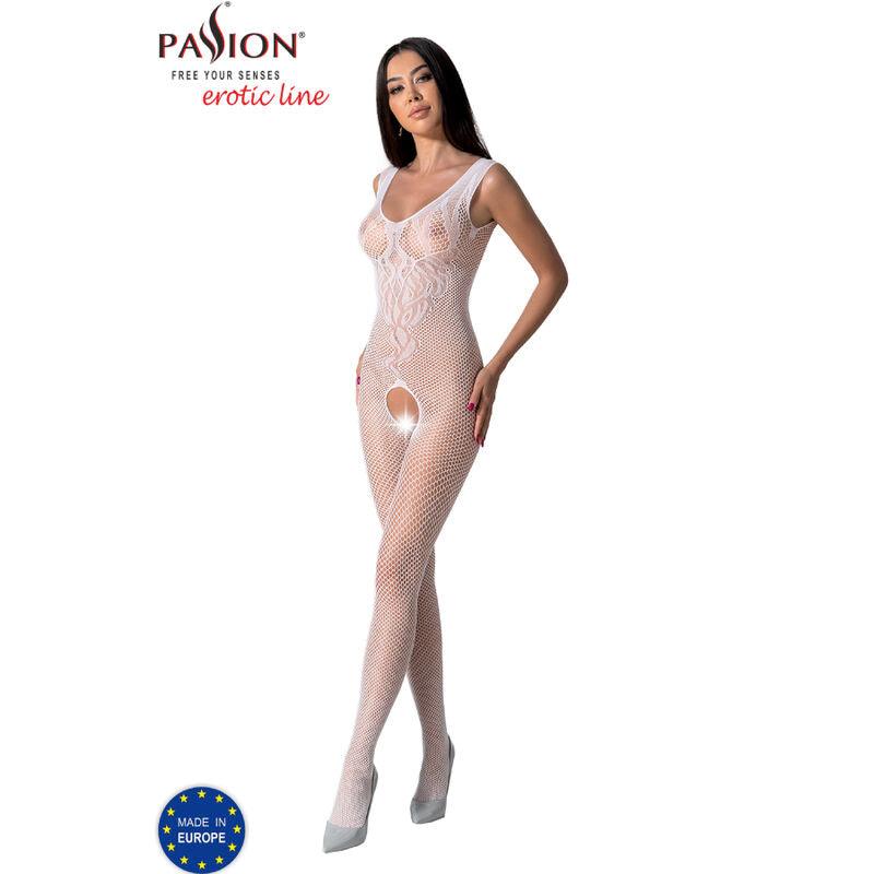 PASSION BS098 BODYSTOCK BRANCO TAMANHO uNICO