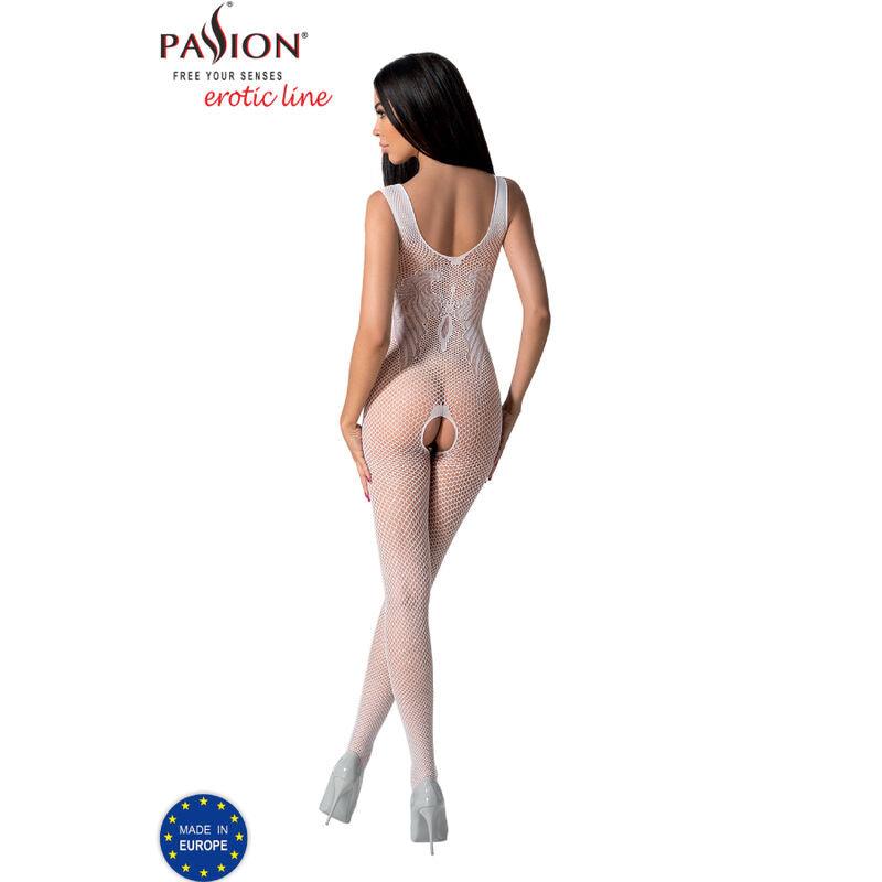 PASSION BS098 BODYSTOCK BRANCO TAMANHO uNICO