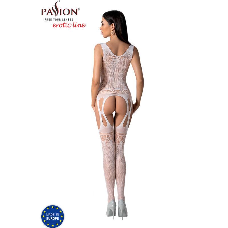 PASSION BS099 BODYSTOCK BRANCO TAMANHO uNICO