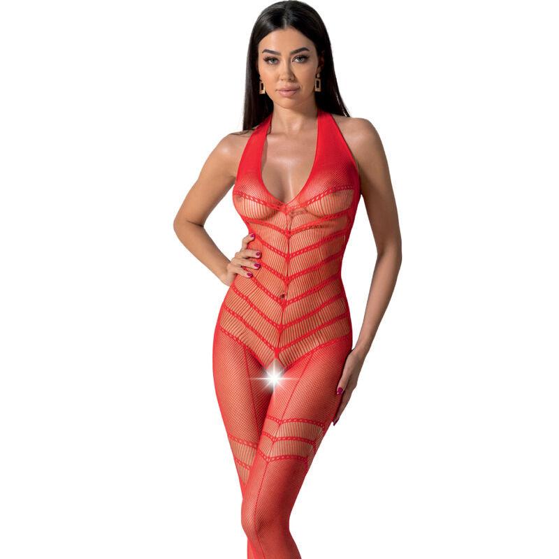 PASSION BS100 BODYSTOCKING VERMELHO TAMANHO uNICO