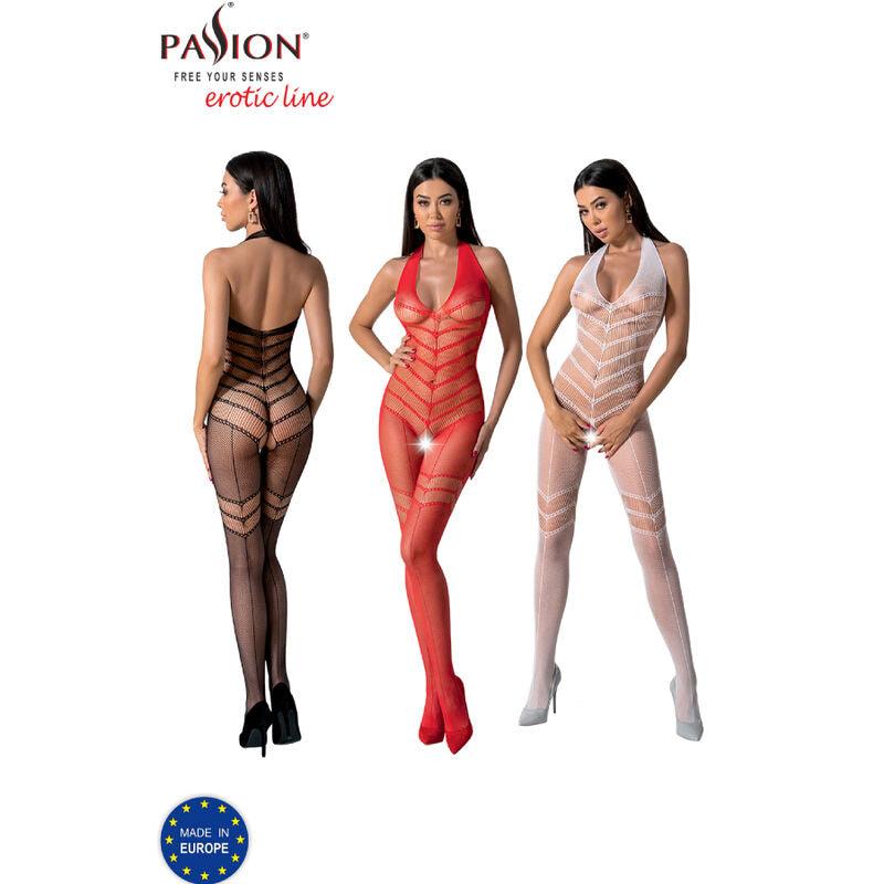 PASSION BS100 BODYSTOCKING VERMELHO TAMANHO uNICO