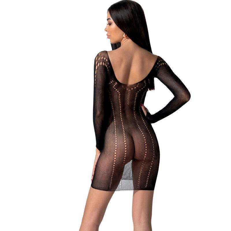 PASSION BS101 BODYSTOCKING PRETO TAMANHO uNICO