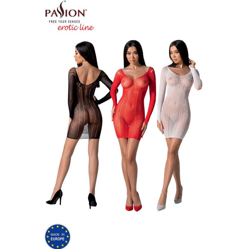 PASSION BS101 BODYSTOCKING PRETO TAMANHO uNICO