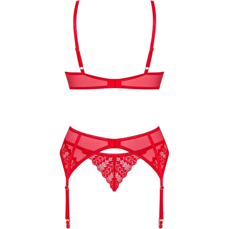 OBSESSIVE CONJUNTO INGRIDIA TReS PEAS VERMELHO XS S