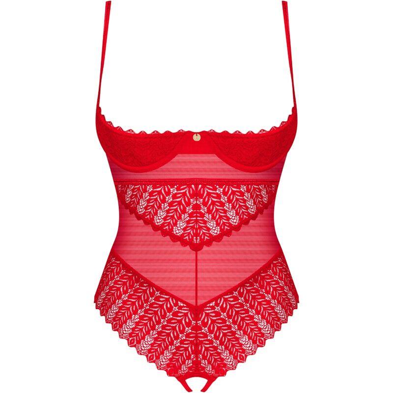 OBSESSIVE INGRIDIA CROTCHLESS VERMELHO XS S