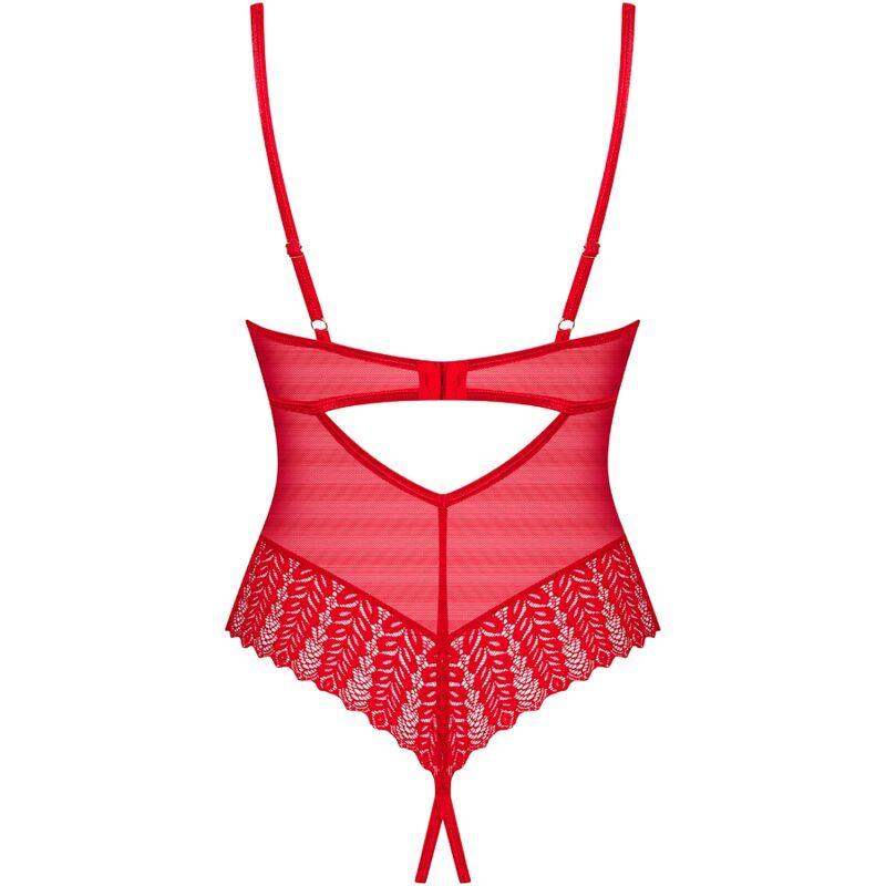 OBSESSIVE INGRIDIA CROTCHLESS VERMELHO XS S