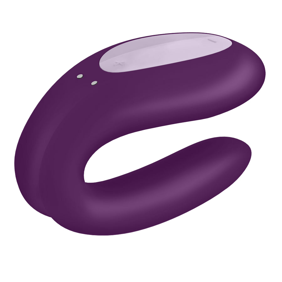 SATISFYER DOUBLE JOY CON APP ROXO