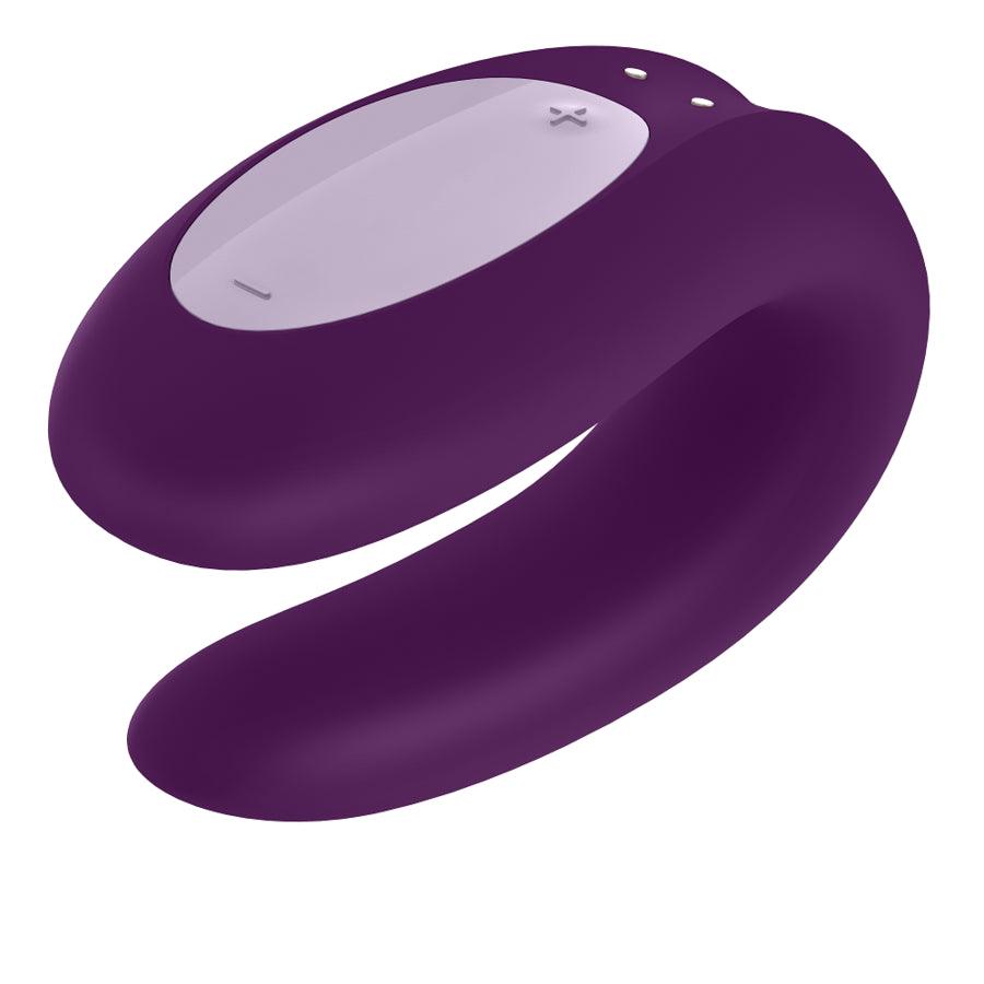 SATISFYER DOUBLE JOY CON APP ROXO