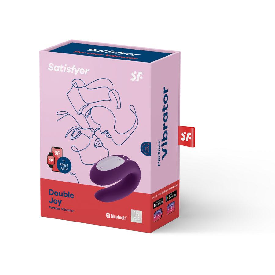 SATISFYER DOUBLE JOY CON APP ROXO