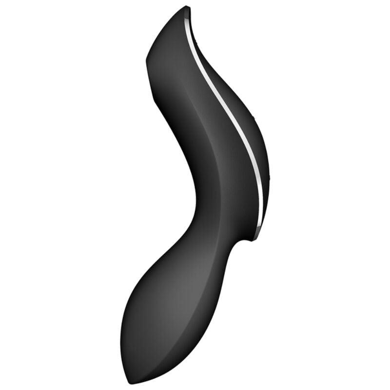 SATISFYER VIBRADOR DE PULSO DE AR CURVY TRINITY 2 PRETO