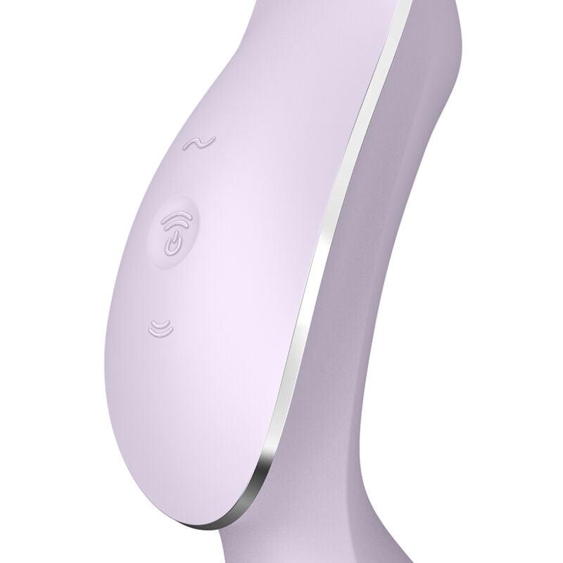 SATISFYER VIBRADOR DE PULSO DE AR CURVY TRINITY 2 ROXO