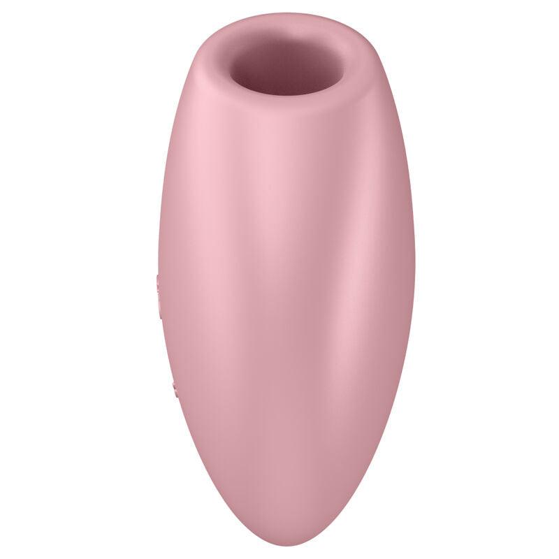 SATISFYER ESTIMULADOR E VIBRADOR CUTIE HEART AIR PULSE ROSA