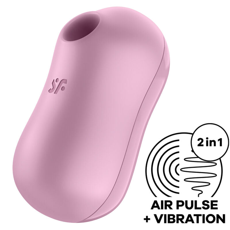 SATISFYER ESTIMULADOR E VIBRADOR DE PULSO DE AR COTTON CANDY LILaS