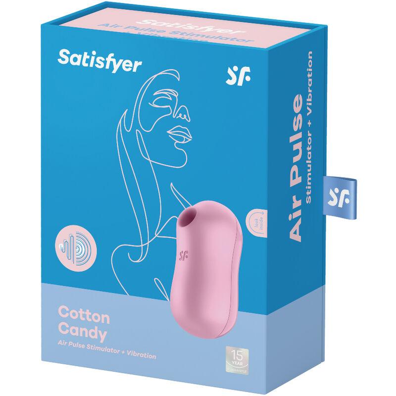 SATISFYER ESTIMULADOR E VIBRADOR DE PULSO DE AR COTTON CANDY LILaS