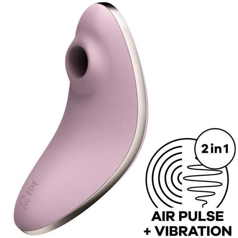 SATISFYER VULVA LOVER 1 ESTIMULADOR E VIBRADOR DE PULSO DE AR VIOLETA