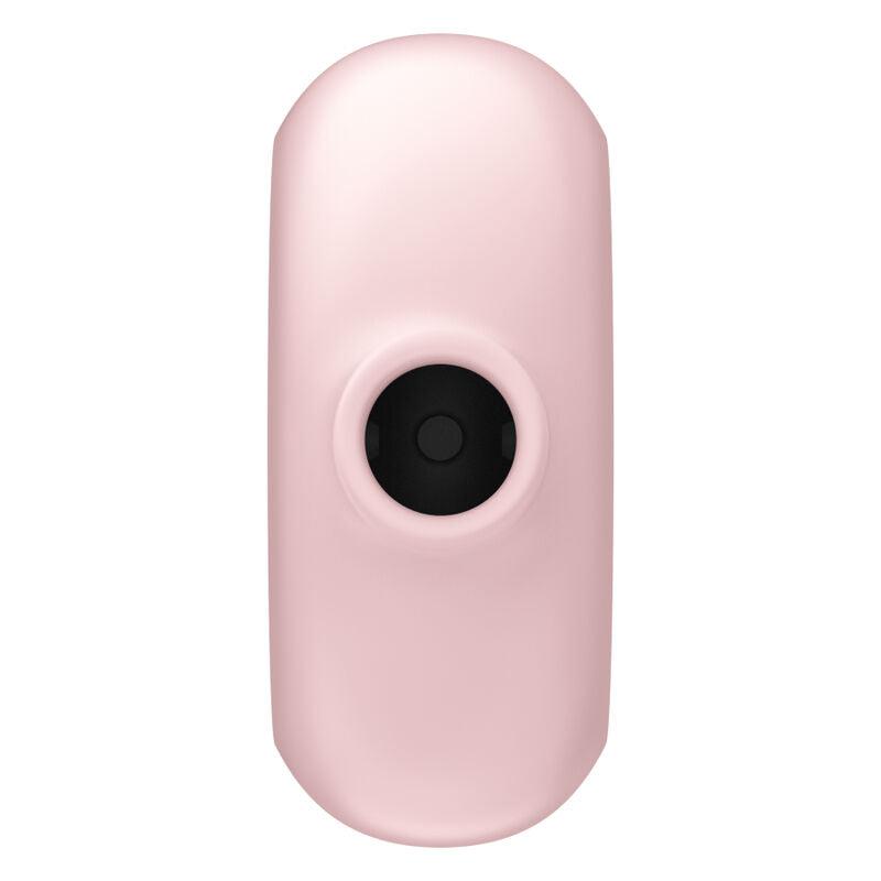 SATISFYER PRO TO GO 3 ESTIMULADOR E VIBRADOR DE PULSO DE AR DUPLO ROSA