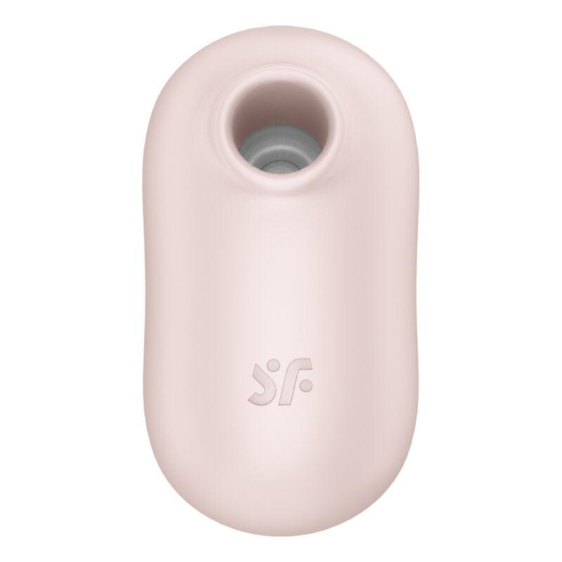 SATISFYER PRO TO GO 2 ESTIMULADOR E VIBRADOR DE PULSO DE AR DUPLO BEGE