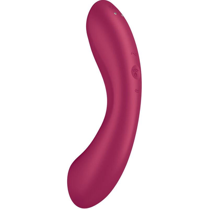 SATISFYER CURVE TRINITY 1 AIR PULSE VIBRATION VERMELHO