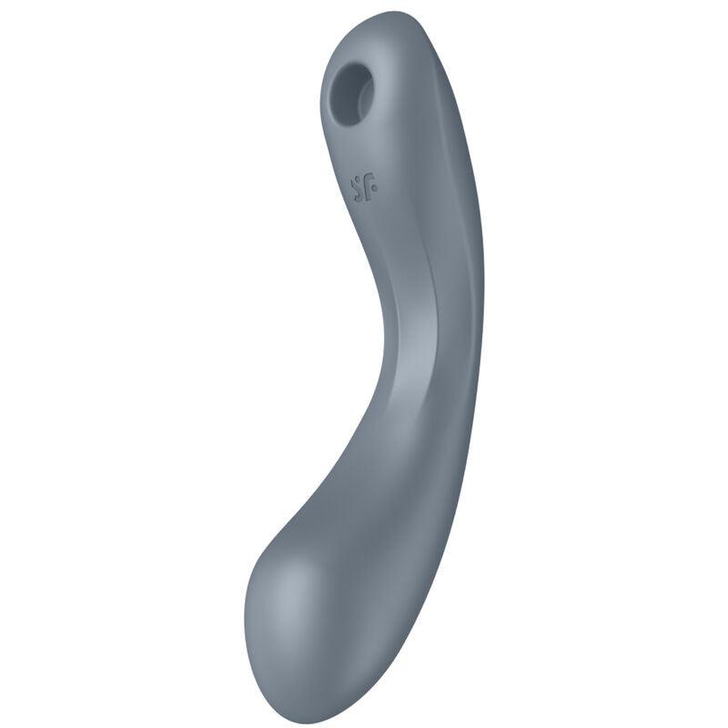 SATISFYER CURVE TRINITY 1 AIR PULSE VIBRATION GREY