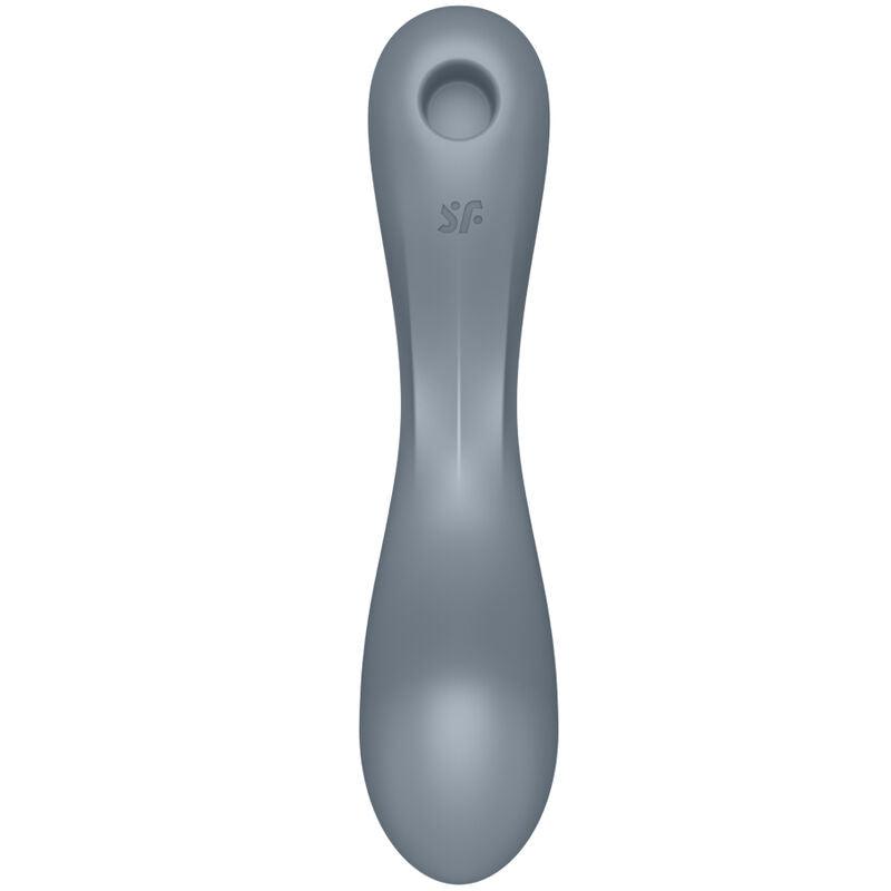 SATISFYER CURVE TRINITY 1 AIR PULSE VIBRATION GREY