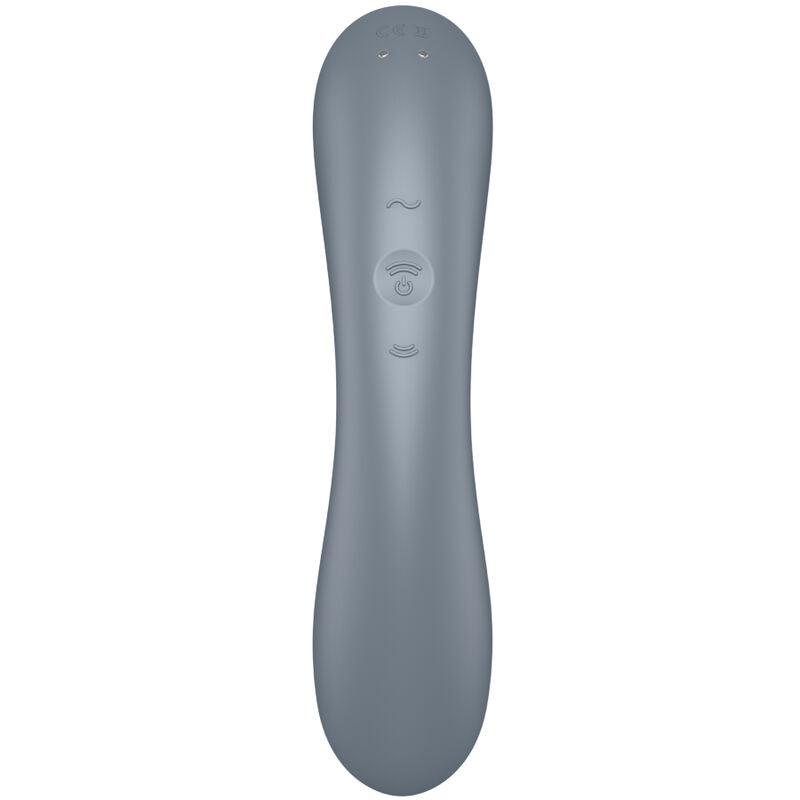 SATISFYER CURVE TRINITY 1 AIR PULSE VIBRATION GREY