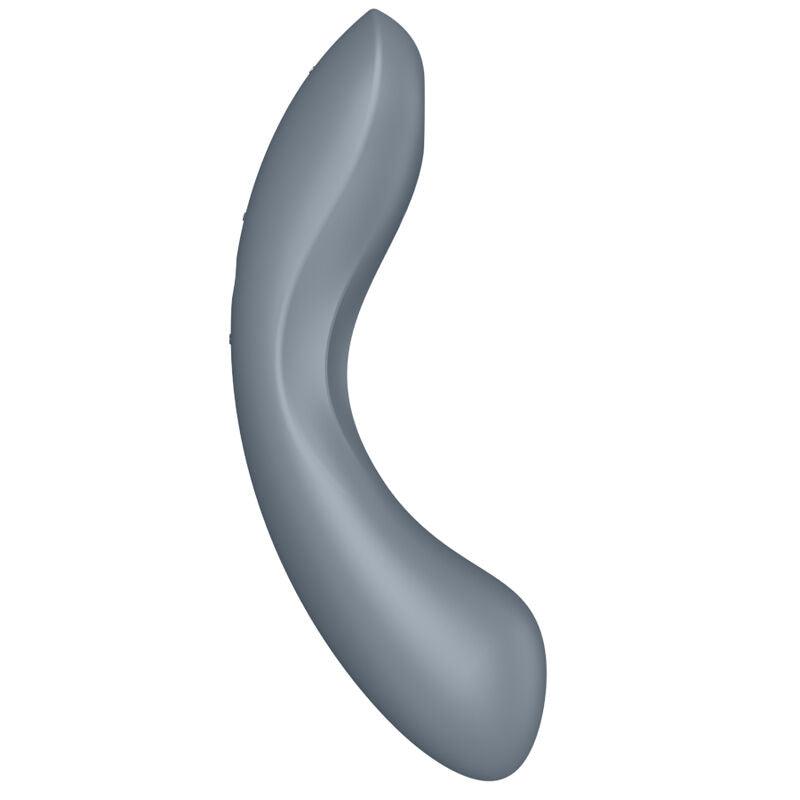 SATISFYER CURVE TRINITY 1 AIR PULSE VIBRATION GREY