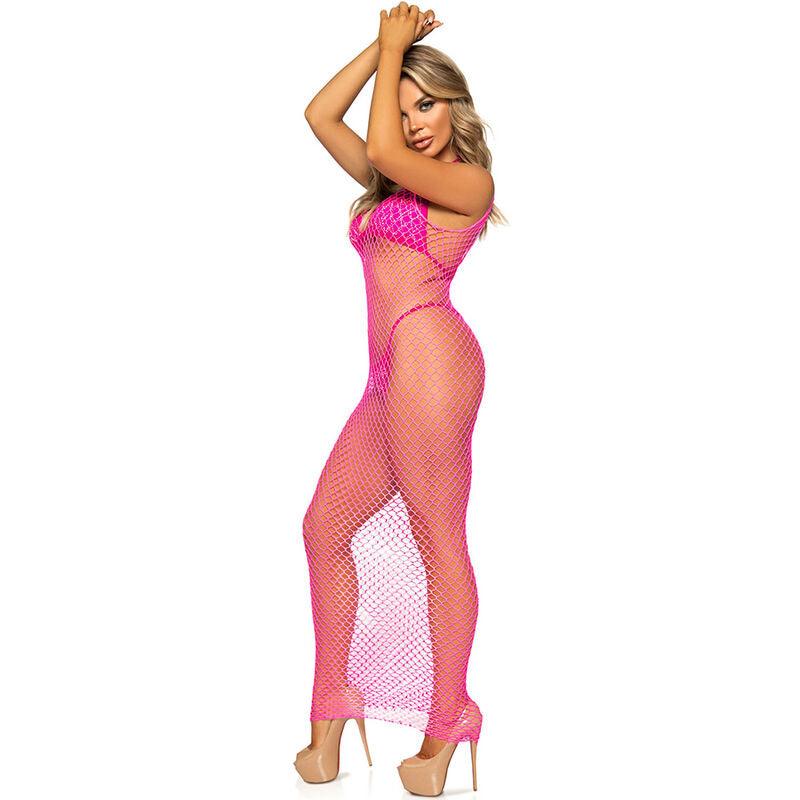 LEG AVENUE VESTIDO LONGO FuCSIA TAMANHO uNICO