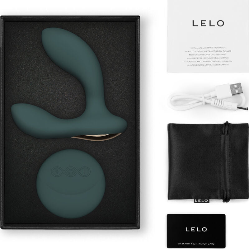 LELO HUGO 2 VERDE MASSAGEADOR DE PRoSTATA COM CONTROLE REMOTO