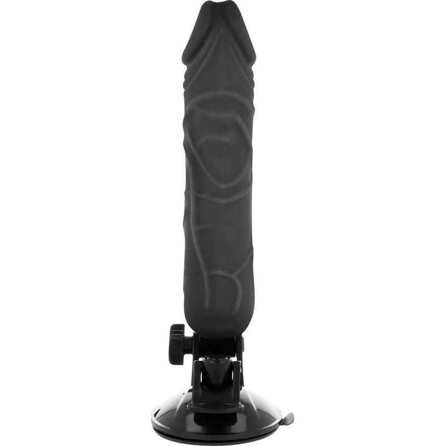 BASECOCK VIBRADOR DE CONTROLE REMOTO REALiSTICO PRETO 20 CM O 4 CM