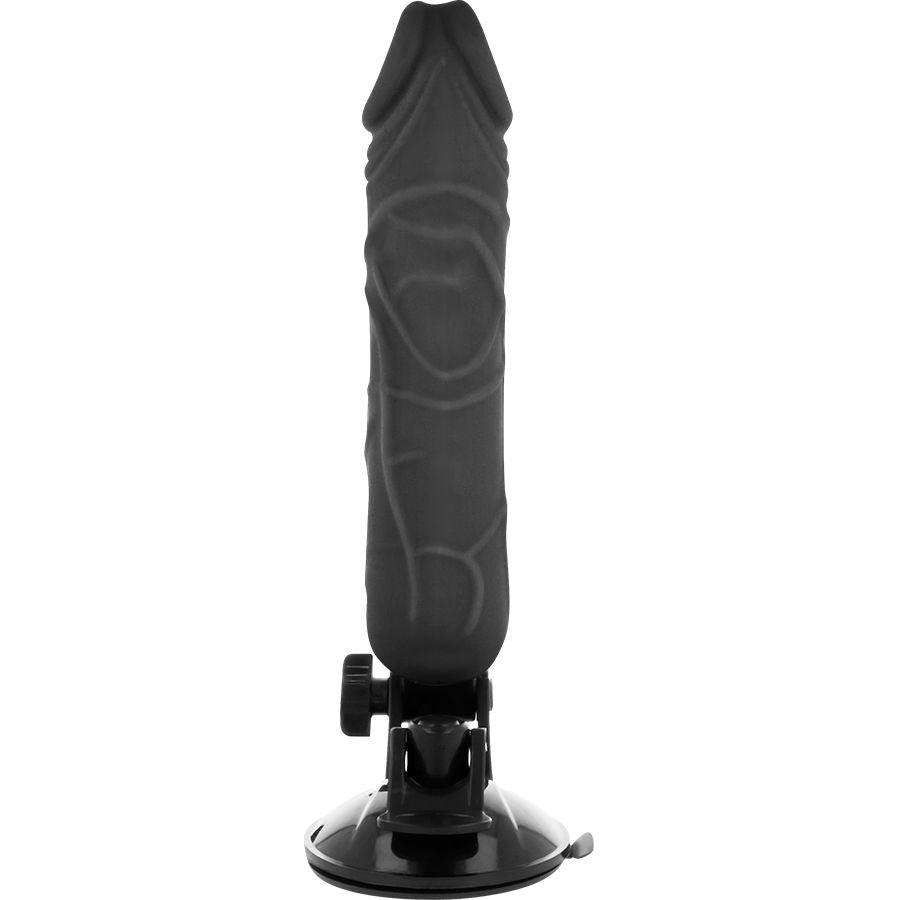 BASECOCK CONTROLE REMOTO VIBRADOR REALiSTICO PRETO 20 CM O 4 CM