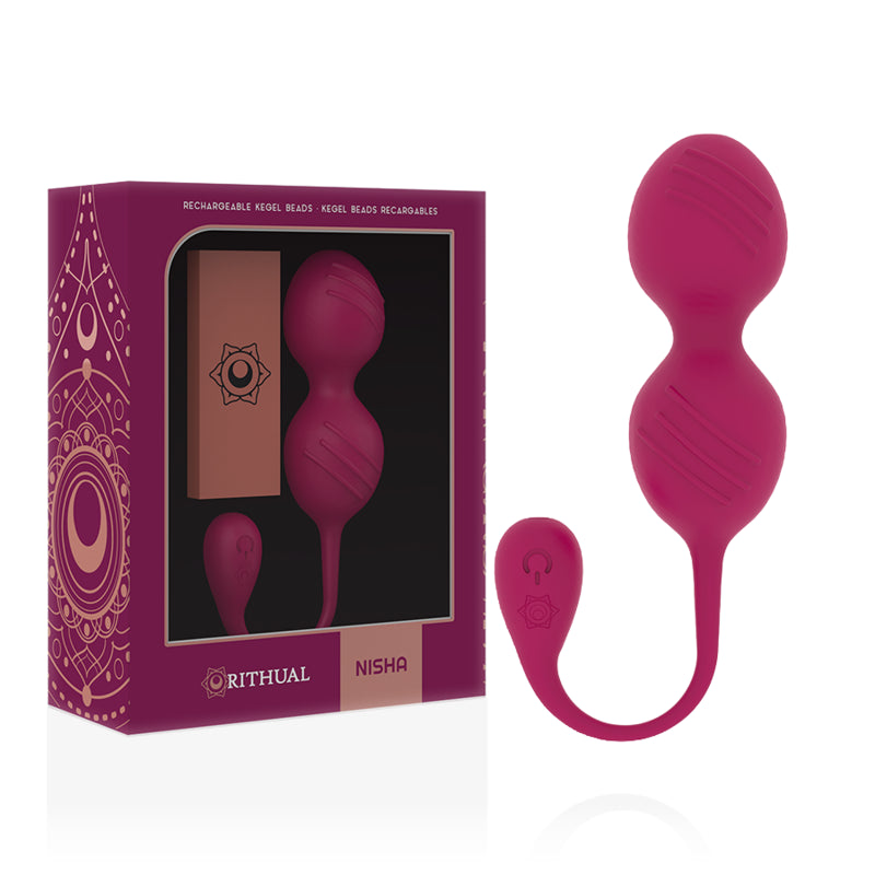 RITHUAL NISHA BOLAS DE KEGEL VIBRAToRIAS RECARREGVEIS ORQUiDEA