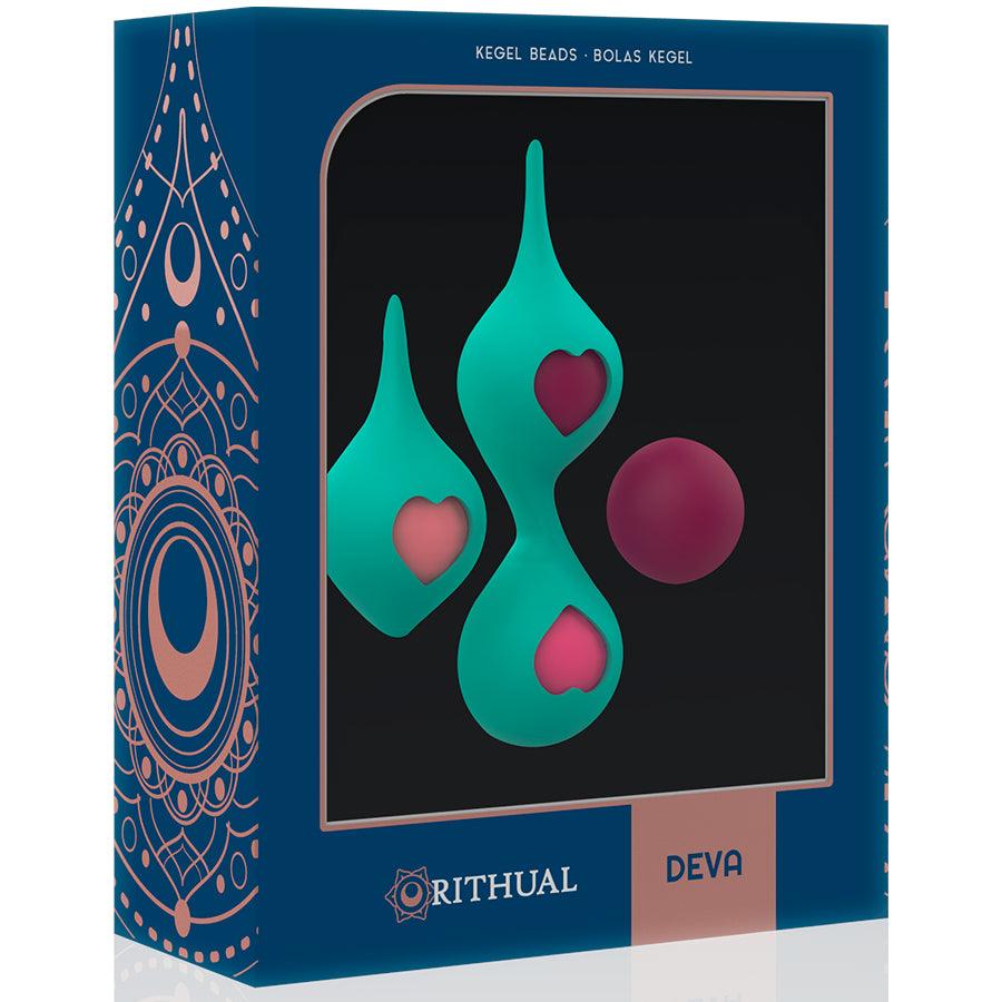 RITHUAL CONJUNTO DE TREINAMENTO PeLVICO DEVA AQUA GREEN