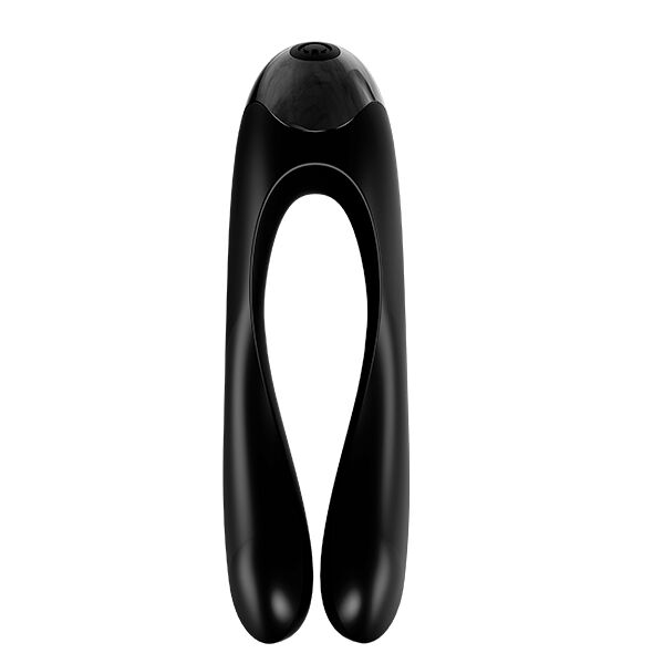 SATISFYER VIBRADOR DE DEDO CANDY CANE PRETO