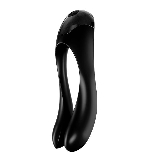 SATISFYER VIBRADOR DE DEDO CANDY CANE PRETO