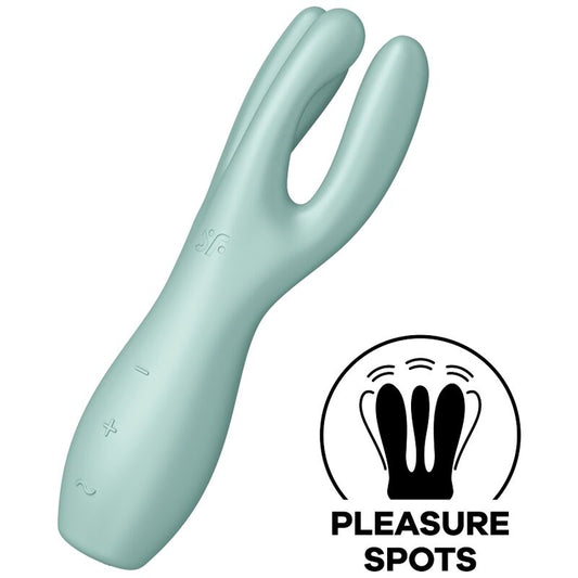 SATISFYER VIBRADOR THREESOME 3 MENTA