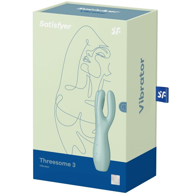 SATISFYER VIBRADOR THREESOME 3 MENTA