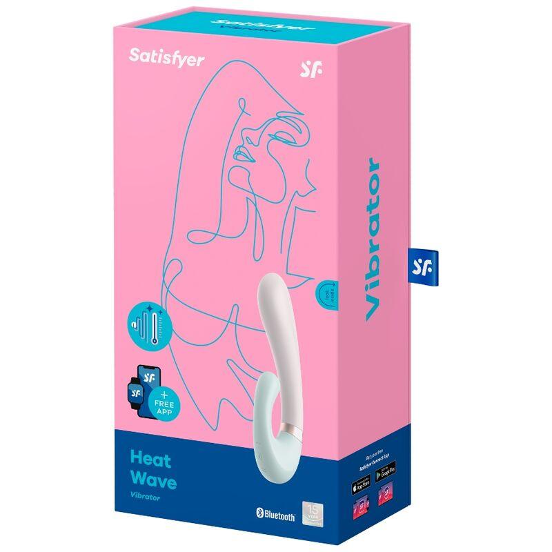 SATISFYER APLICATIVO VIBRADOR DE ONDAS DE CALOR BRANCO