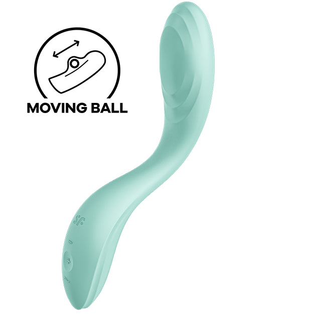 SATISFYER VIBRADOR RRROLLING PLEASURE GSPOT VERDE