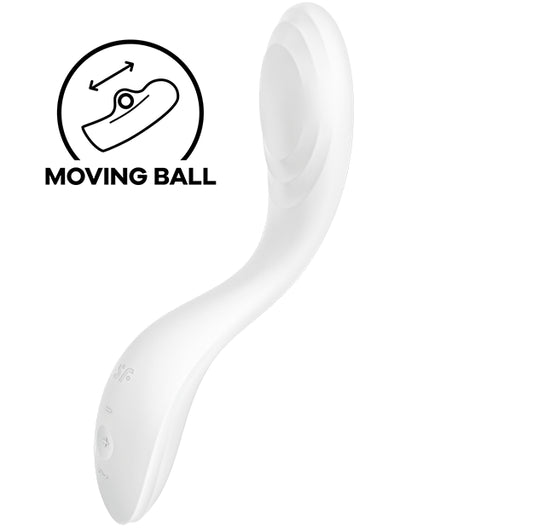 SATISFYER VIBRADOR RRROLLING PLEASURE GSPOT BRANCO